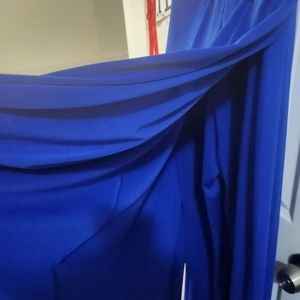 womans royal blue jumper